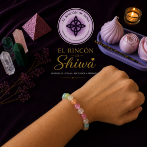 Pulsera purificadora Selenita de Colores
