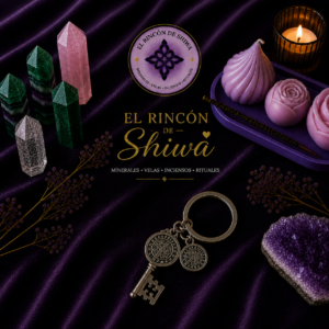Llavero Abrecaminos con medalla de San Benito y cruz de San Benito