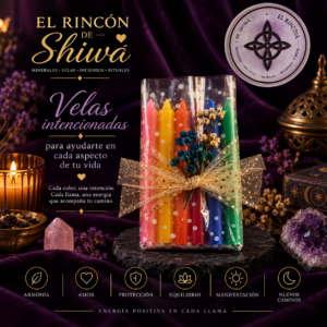 Pack de Velas Intencionadas – 7 Energías para Armonizar tu VidaQ