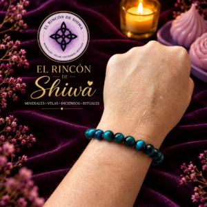 Pulsera Ojo de tigre azul 8 mm